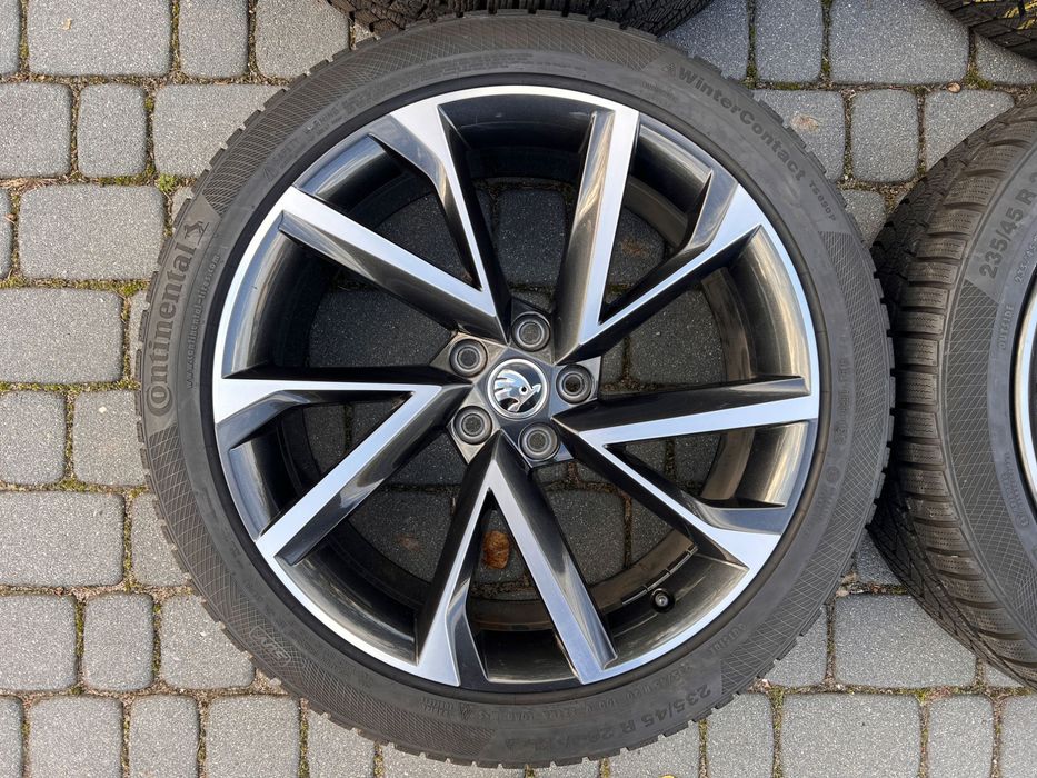 Koła ZIMA Skoda Kodiaq VW Seat 20” 5x112 8J ET41 Continental 235/45/20