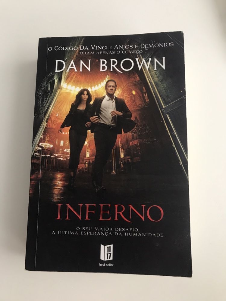 Livro “Inferno” Dan Brown (versão bolso)