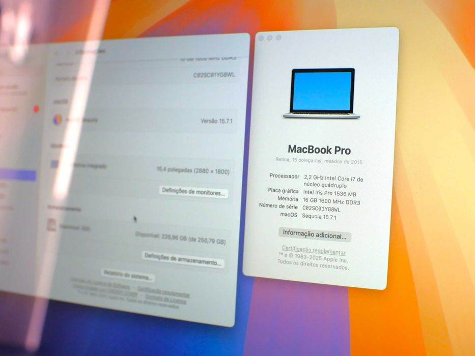 MacBook Pro 15” (A1398) – i7 | 16GB RAM