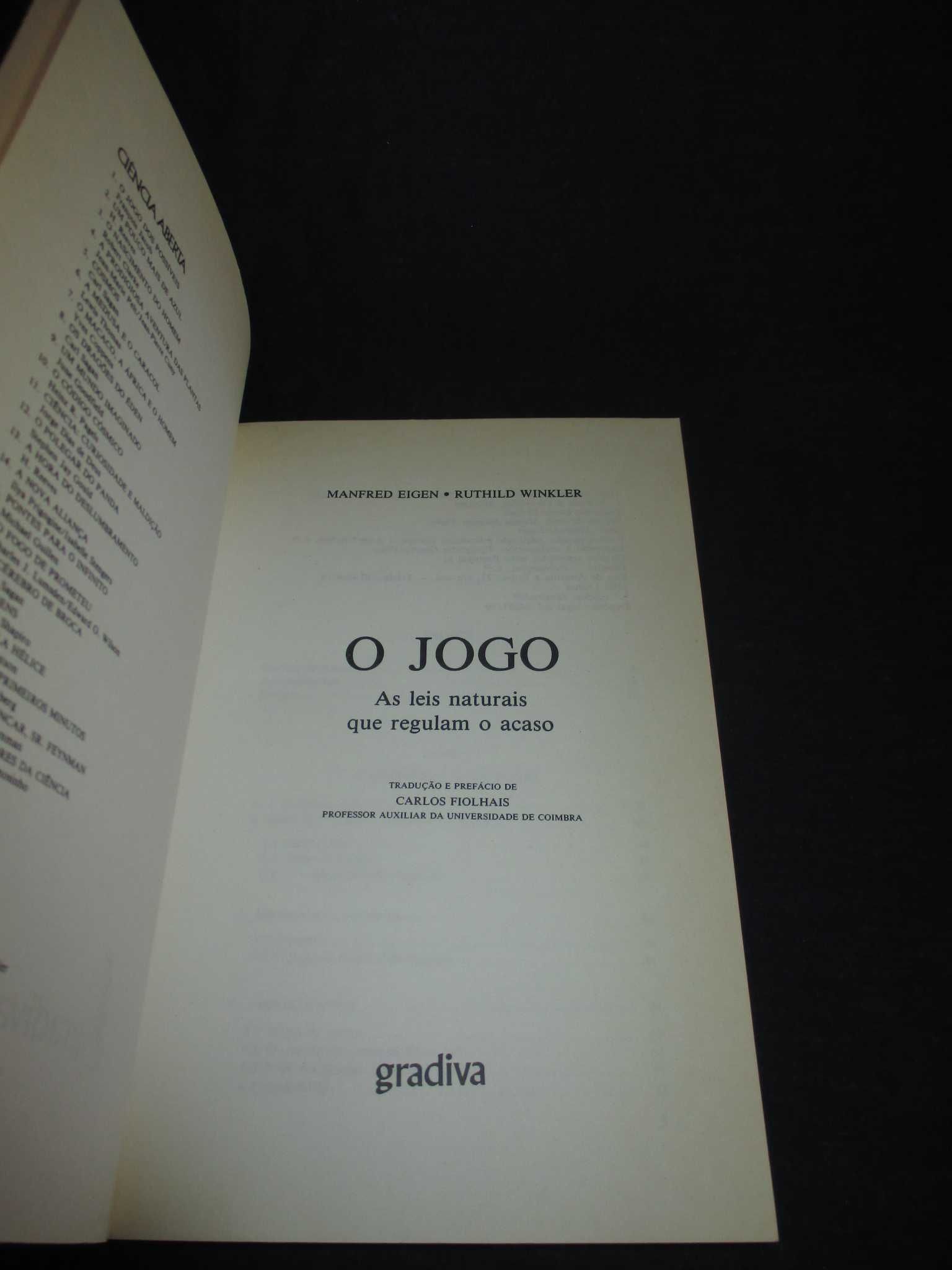 Livro O Jogo as leis naturais que regulam o acaso