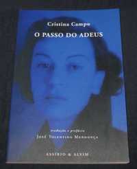 Livro O Passo do Adeus Cristina Campo José Tolentino Mendonça