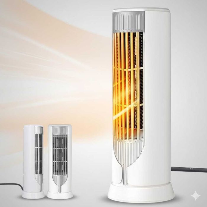 Вертикальний Тепловентилятор керамічний 1200Вт, електрообігрівач дуйка