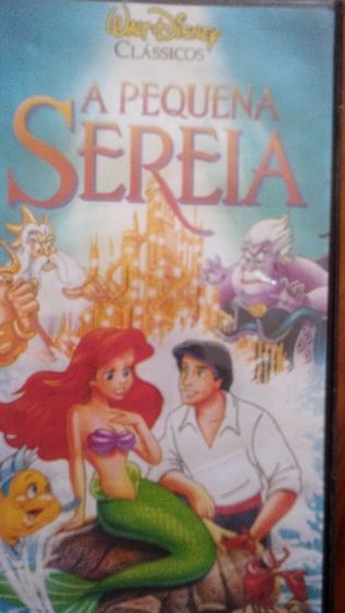 VHS Walt Disney Hércules, Aladdin, Mulan, Os 101 Dalmatas, Pocahontas