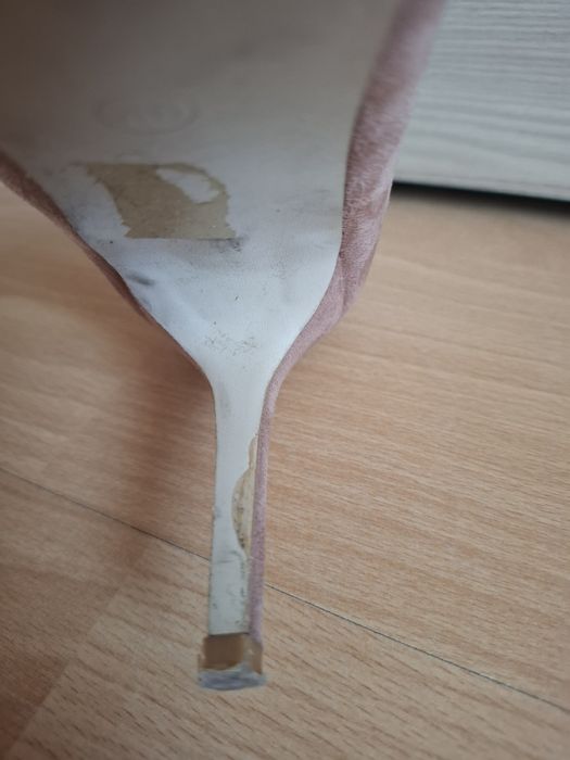 Szpilki buty na obcasie kokarda 40