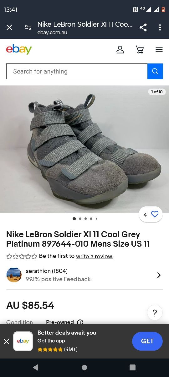 Nike LeBron Soldier XI 11 Cool Grey Platinum