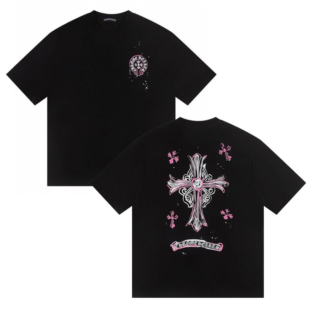 Футболка Chrome Hearts Logo унисекс Хром Хартс с крестами новинка 2025