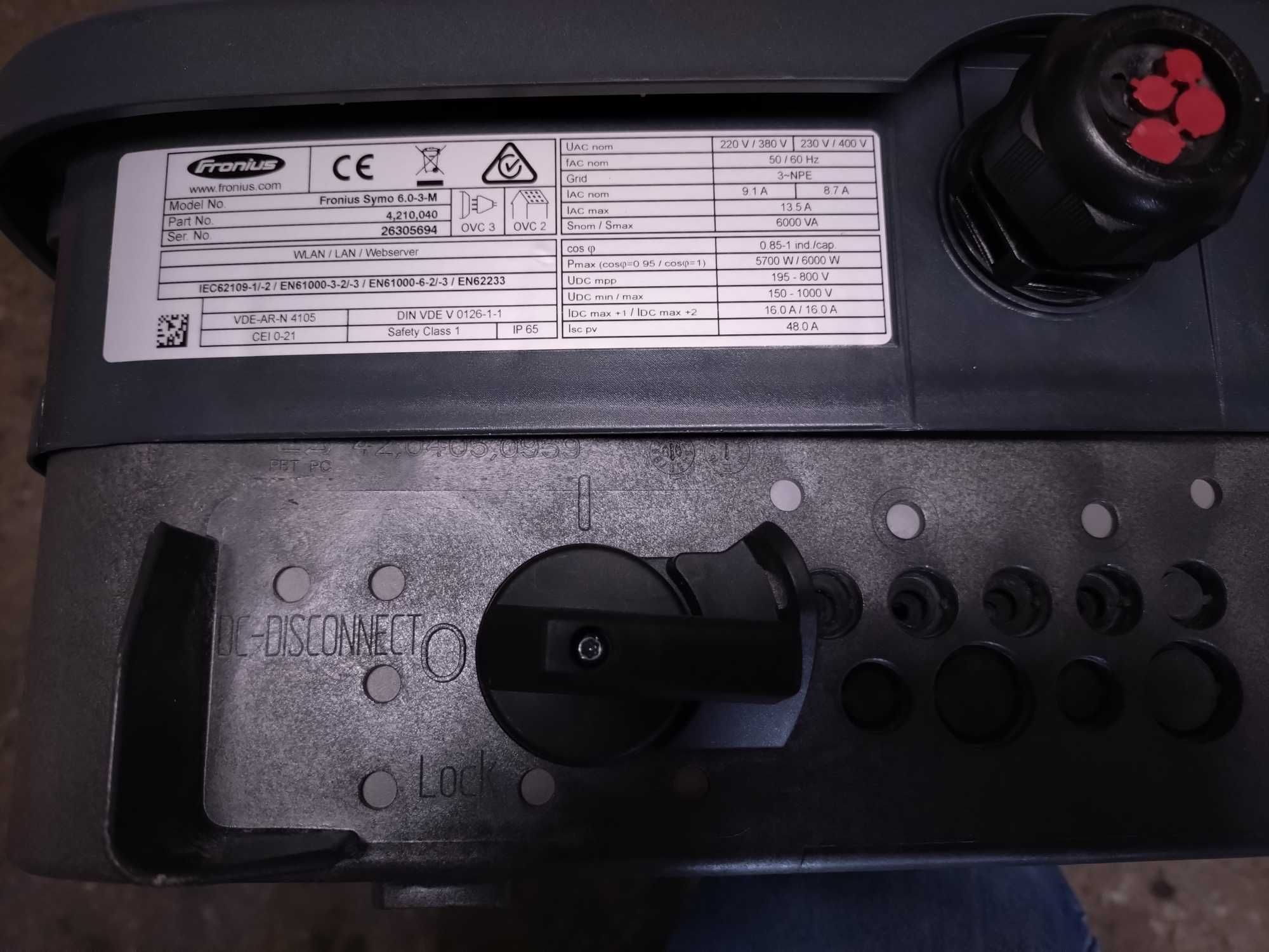 Fronius Falownik Fronius Symo 6.0-3-M WLAN 6kW