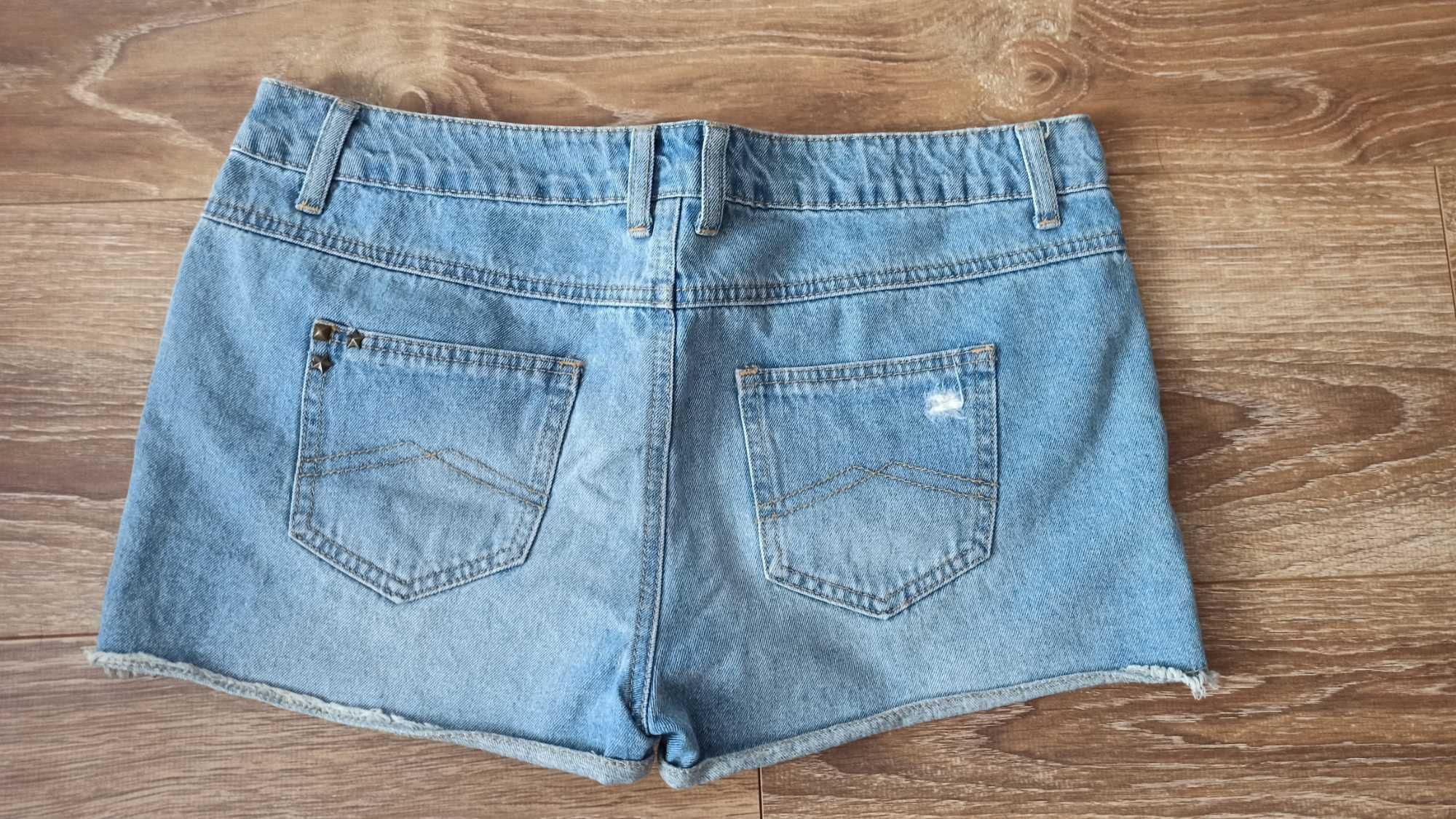 Szorty short george 40 jeansy dziury Krótkie spodenki