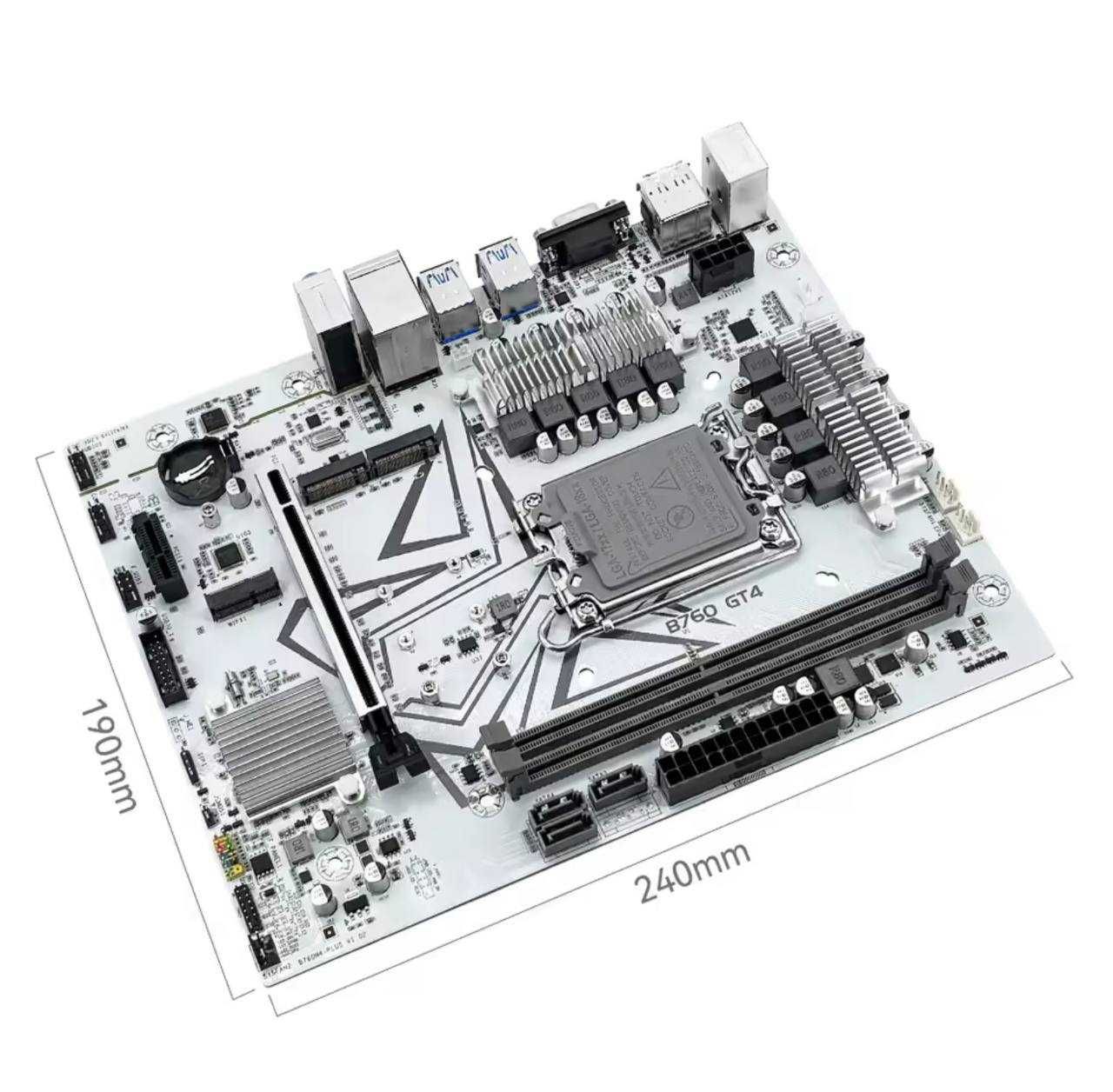 Материнська Плата MACHINIST B760 DDR4 LGA 1700 12–13 Покоління Intel!