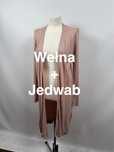 Massimo Dutti wełniany jedwabny sweter kardigan delikatny sweterek M