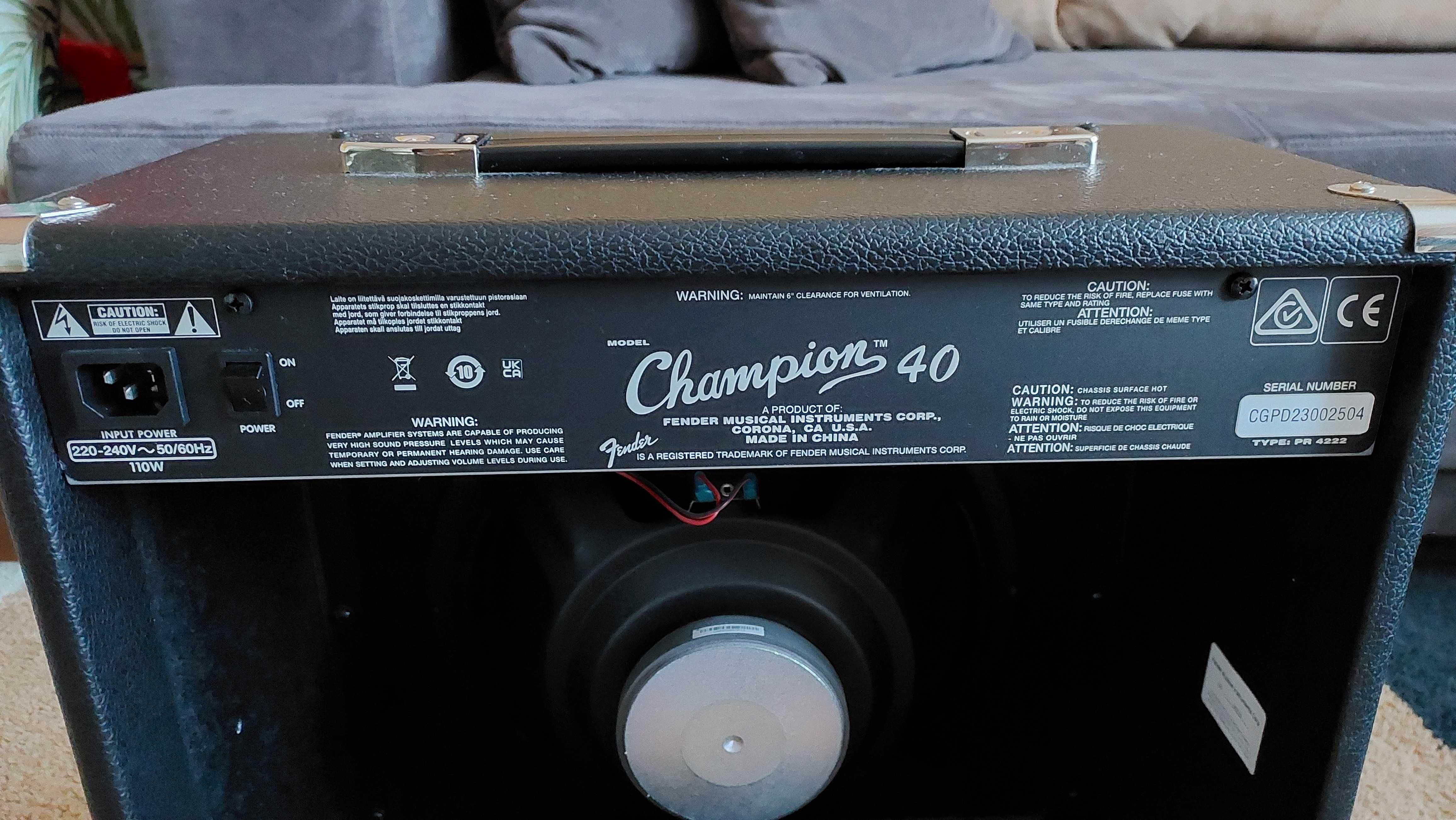 Fender Champion 40 combo gitarowe 40 Wat