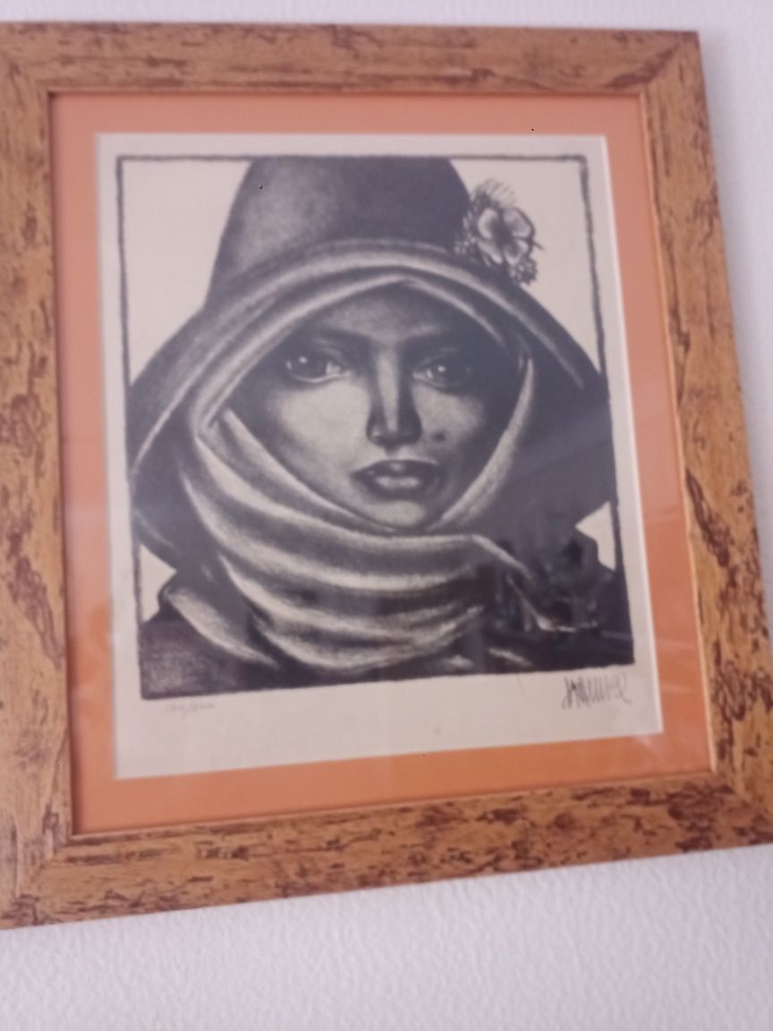 Litografia Emoldurada