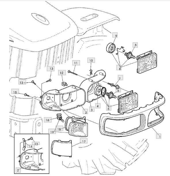 Lampa lampy halogen halogeny reflektor John Deere [1541]