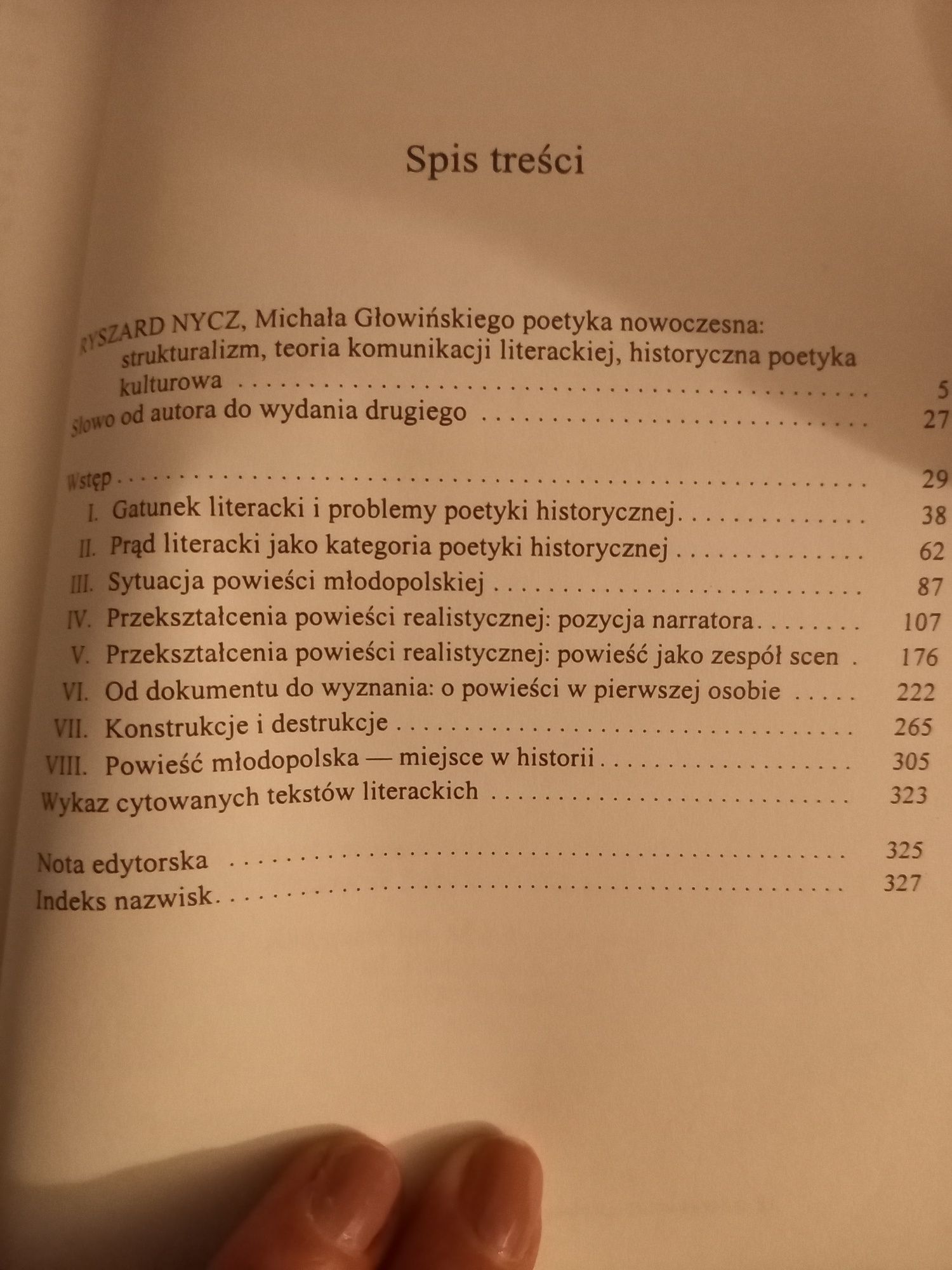 Michał Głowiński, Prace wybrane, cz.1.