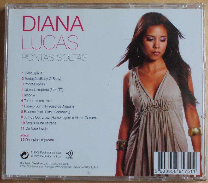CD - Diana Lucas, Pontas Soltas, novo