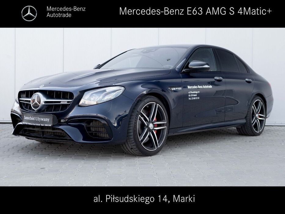 Mercedes-Benz Klasa E E63S, AMG Line, Bezwypadkowy, Salon Polska, Faktura VAT 23%,