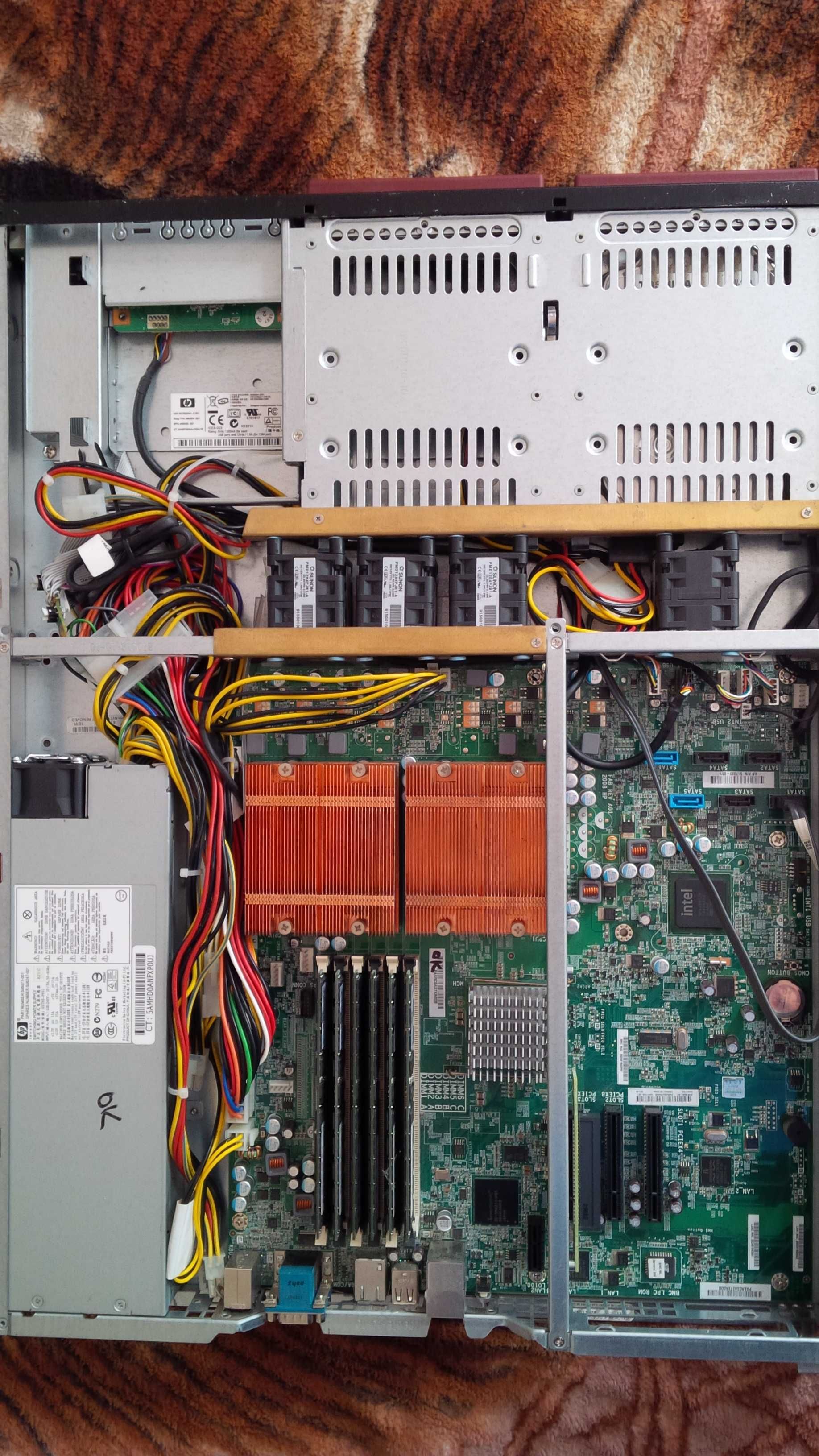 Мощный компьютер  HP 1U/8 ядер  2хIntel XEON/ОЗУ 24Гб/HDD 500Гб