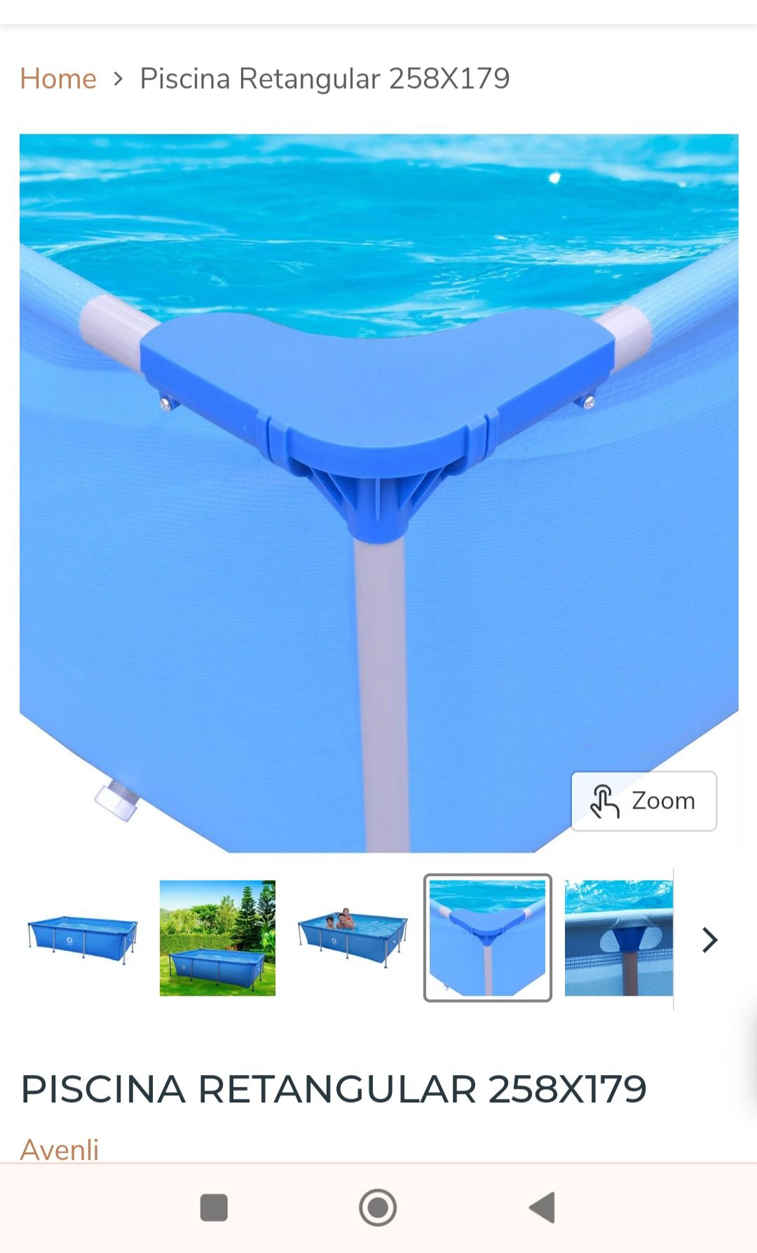 Piscina desmontável