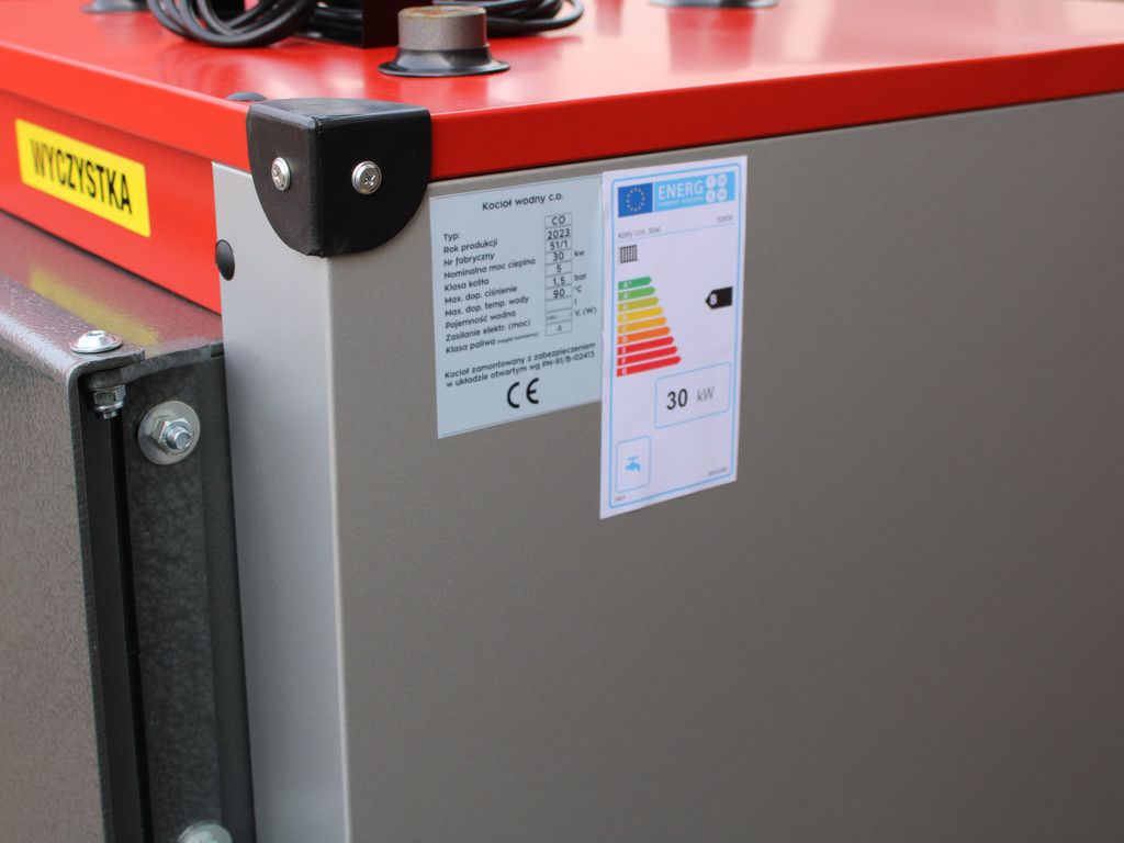 Kocioł 30KW piec na węgiel drewno 250m2 Kotły Pleszew 3kanały Wys0zł
