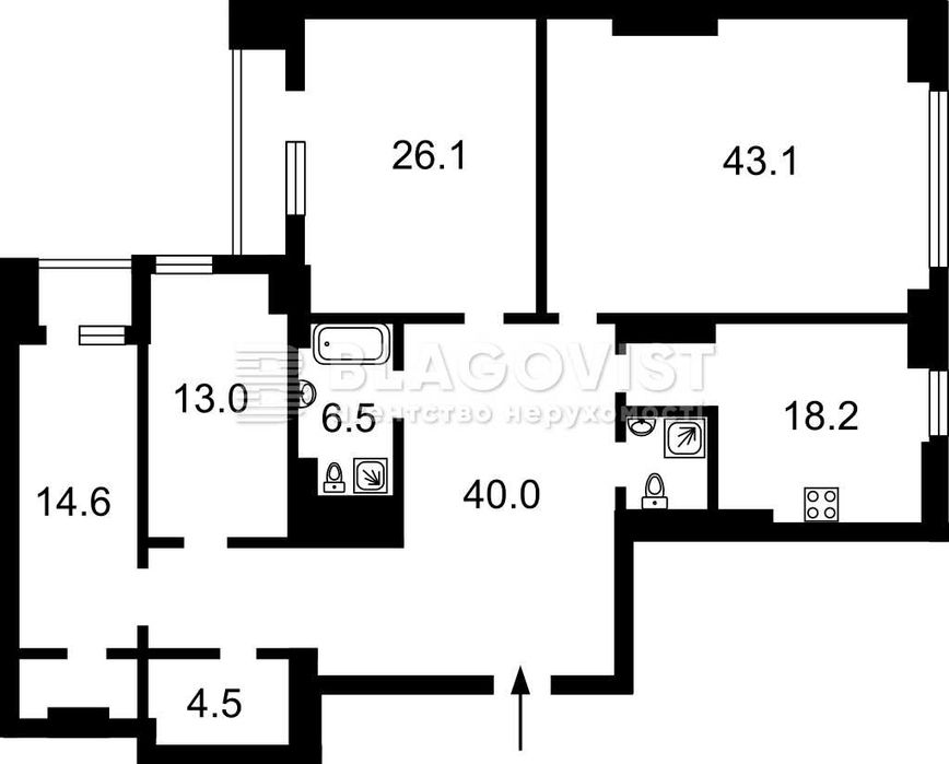 ТОП-пропоциція Продаж 4-х кімн кв-ри вул.Ділова 2-Б, м.Олімпійська