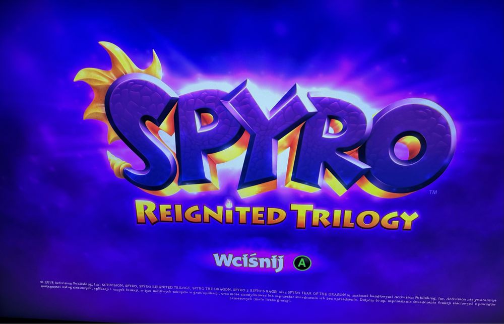 Gra Spyro Trilogy PL 3 części 3w1 Polska Dubbing Xbox One S X Series X