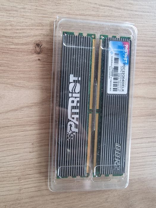 Pamięć RAM DDR2 800MHz 2GB 2x1GB Kit Patriot