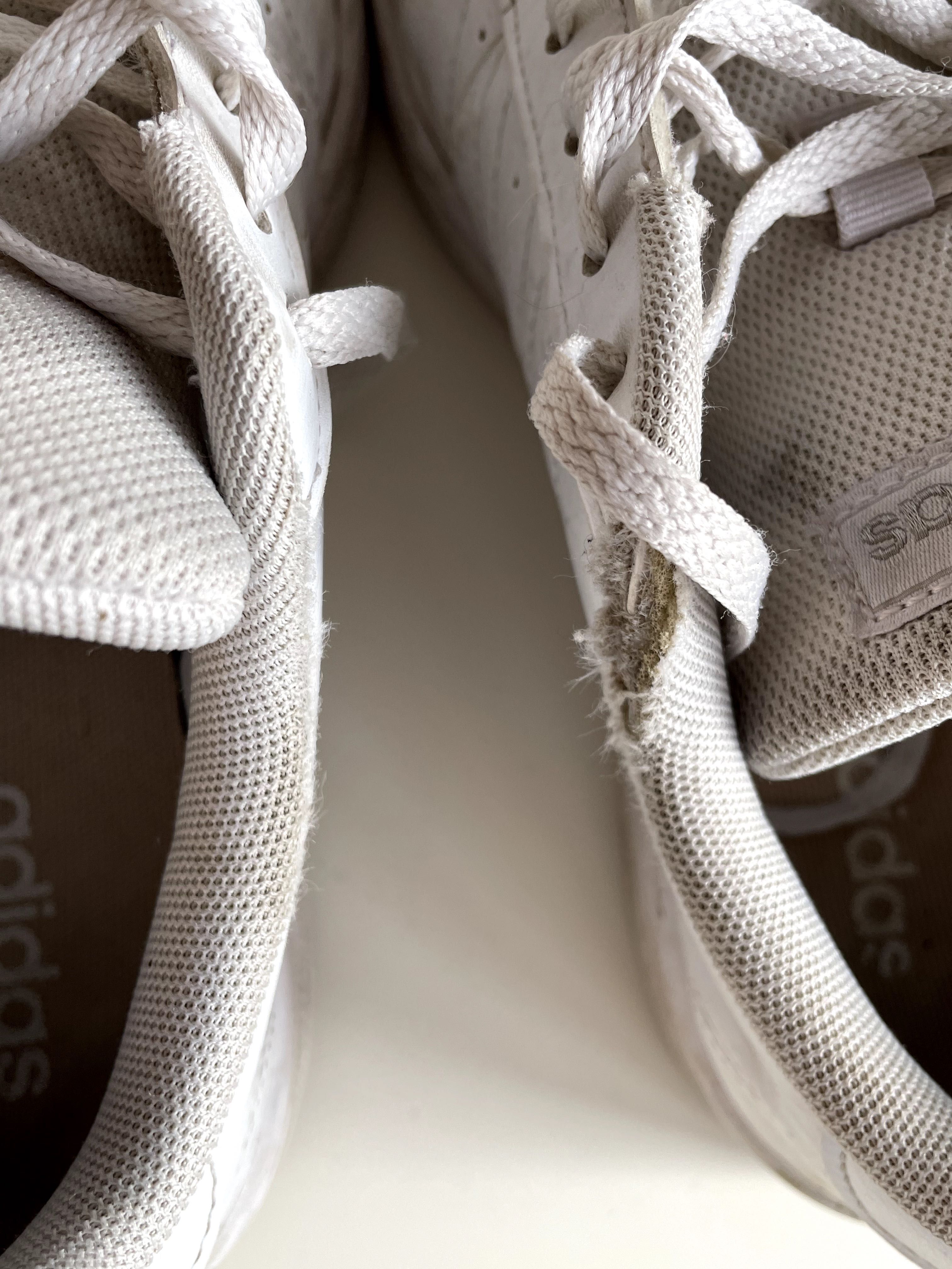 białe używane adidasy adidas 40 znoszone