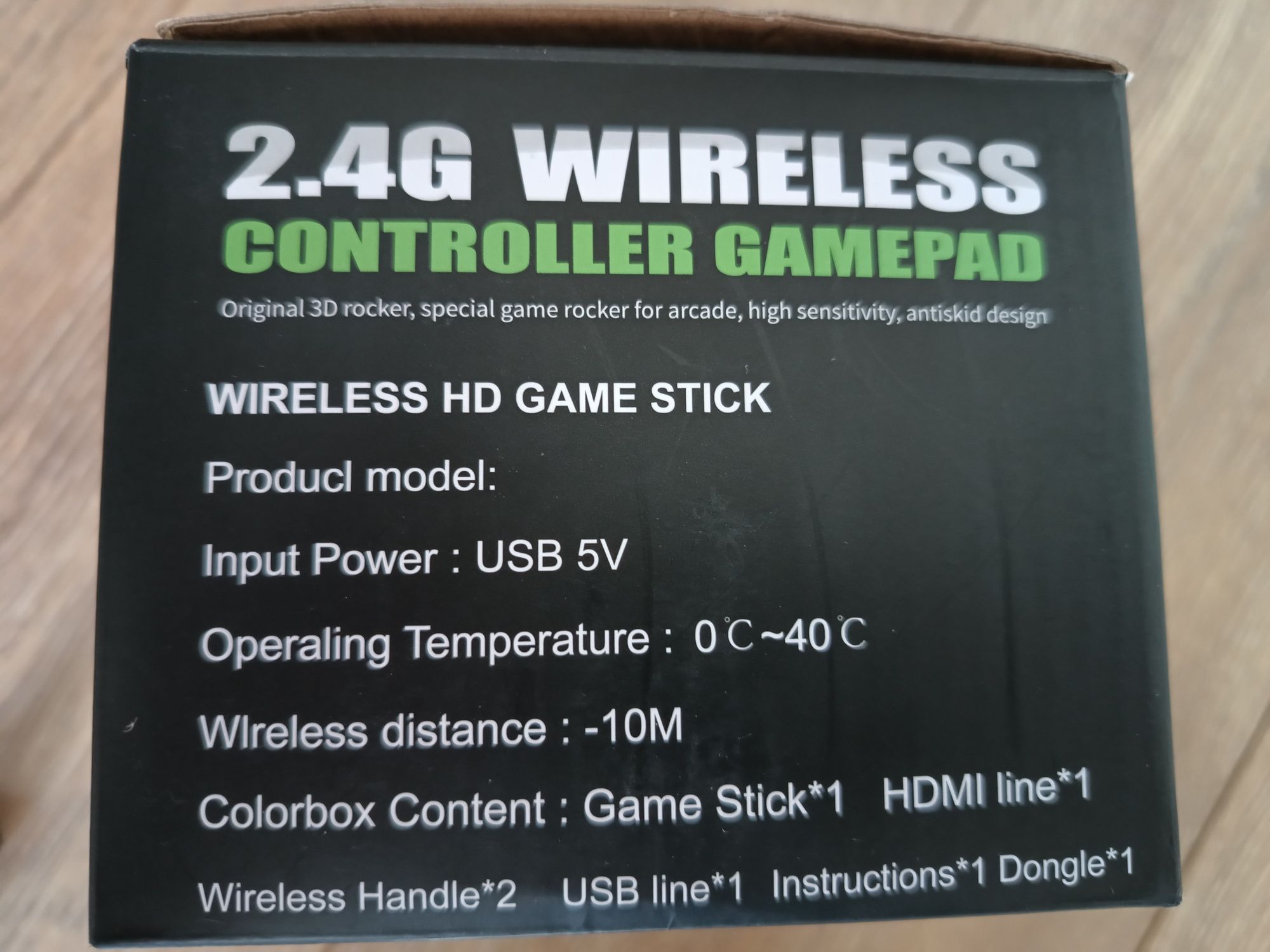 Kontroler gier z padami Gamę Stick 2.4G Wireless