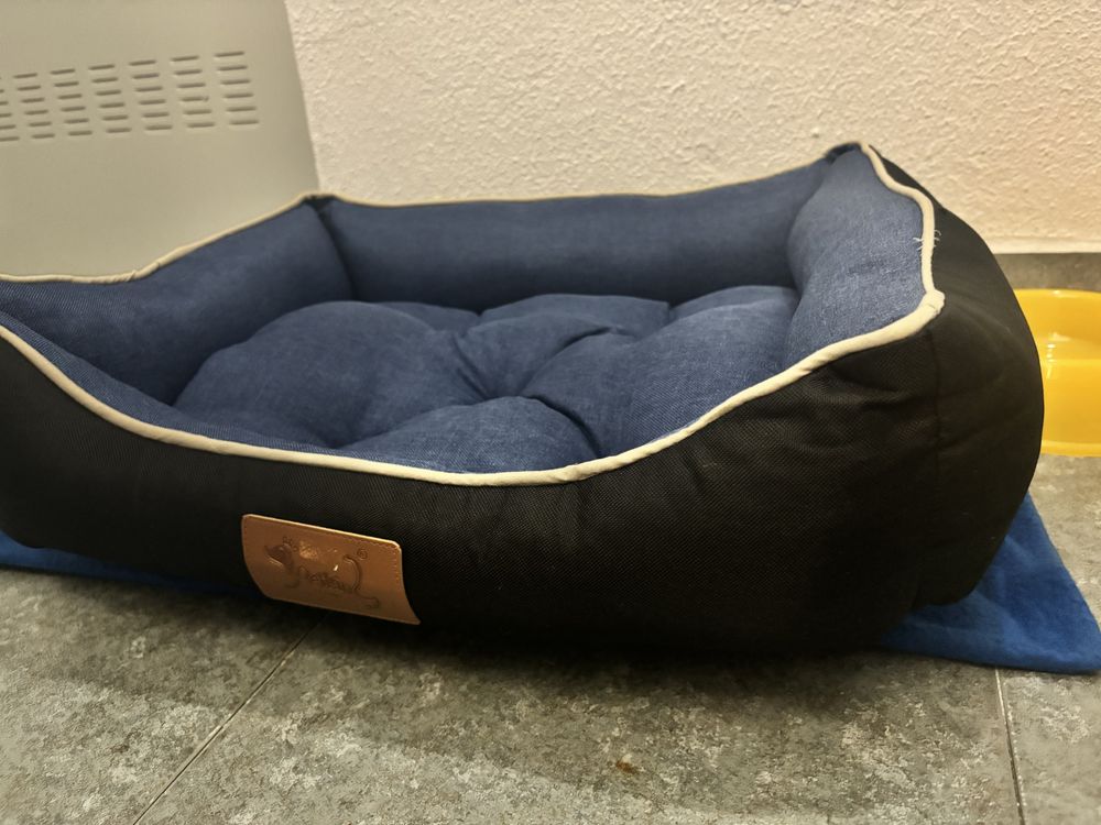 Cama e recipientes  para animais