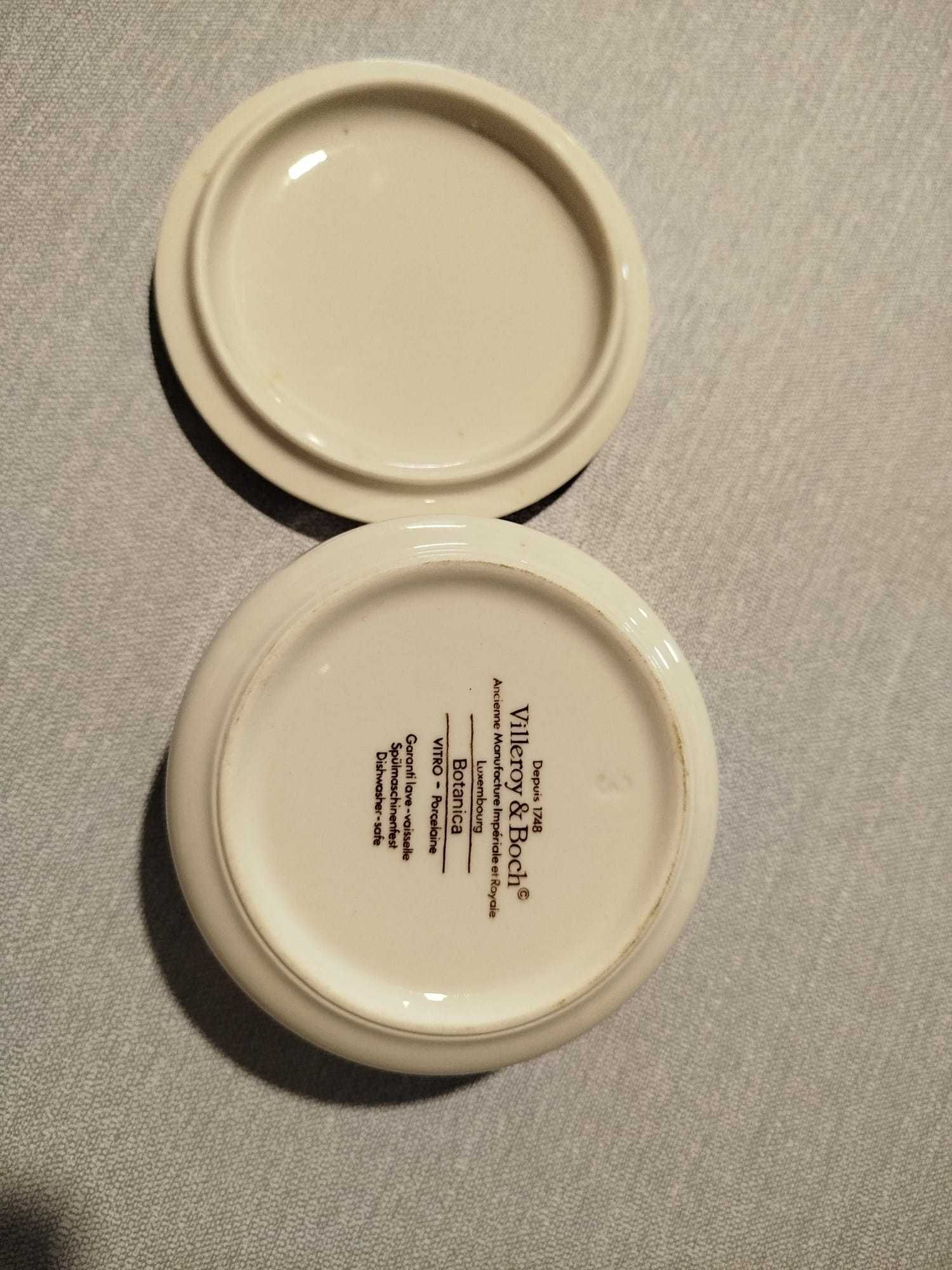 conjunto de 3 Caixas porcelana Villeroy & Boch coleção botânica