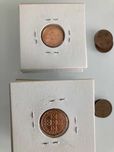 Lote de 107 moedas de Portugal, 20 centavos, bronze (de 1969 a 1974)