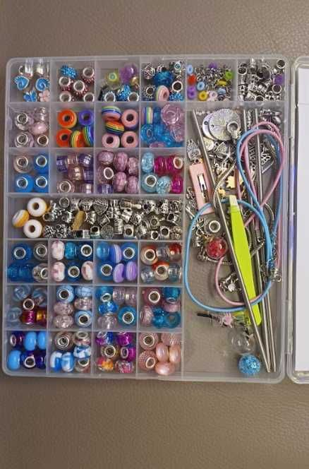 Подарок! Большой набор для створення браслетів Пандора для девочки,топ