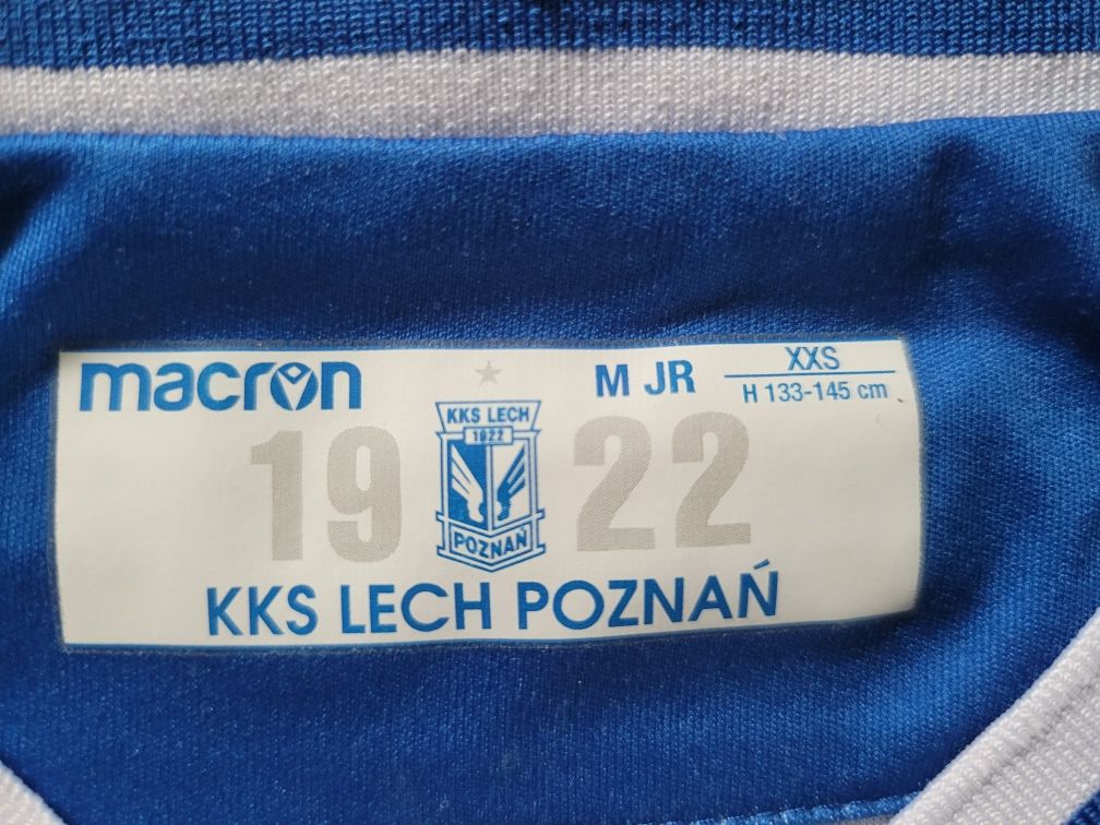 Lech Poznań dziecięca koszulka meczowa dom 19/20 Tomek nr 10 134/140