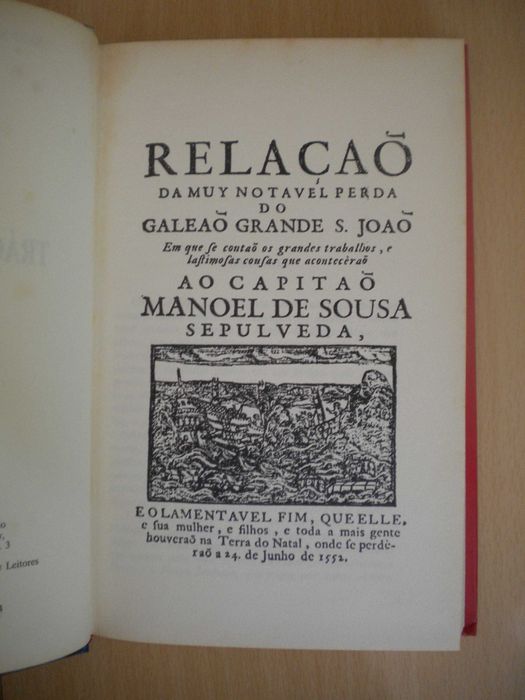História Trágico-Marítima
de Bernardo Gomes de Brito