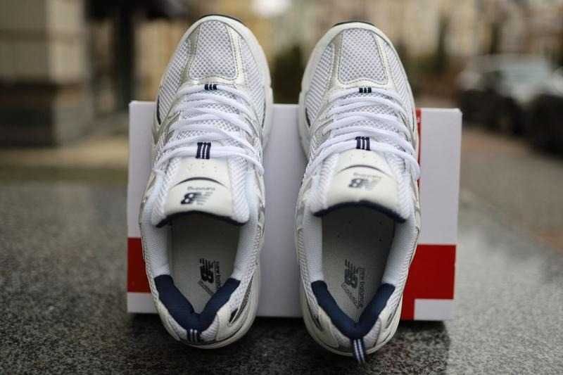 Кроссовки New Balance 530 White Navy/Кросівки NB Чоловічі Нью Беланс