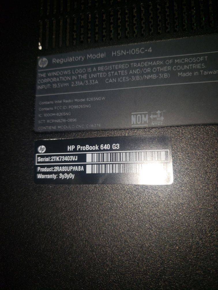 Laptop ProBook 640 G3