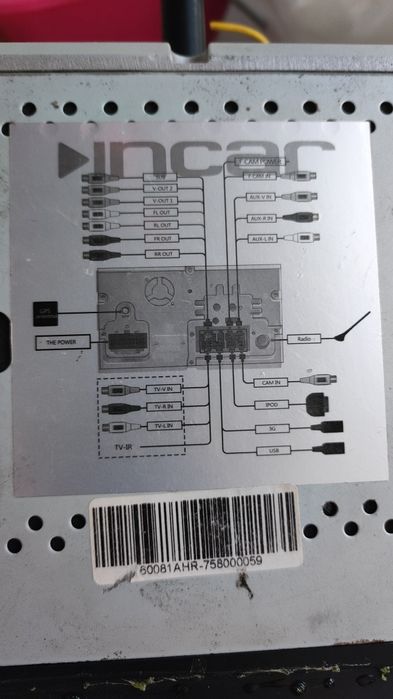 2 Din Автомагнитола INCAR AHR-7580