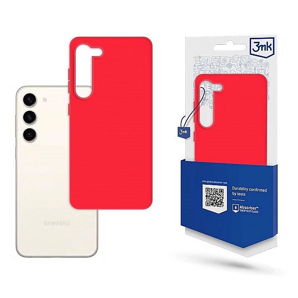 Etui 3mk Matt Case na Samsung Galaxy S23+ - czerwone
