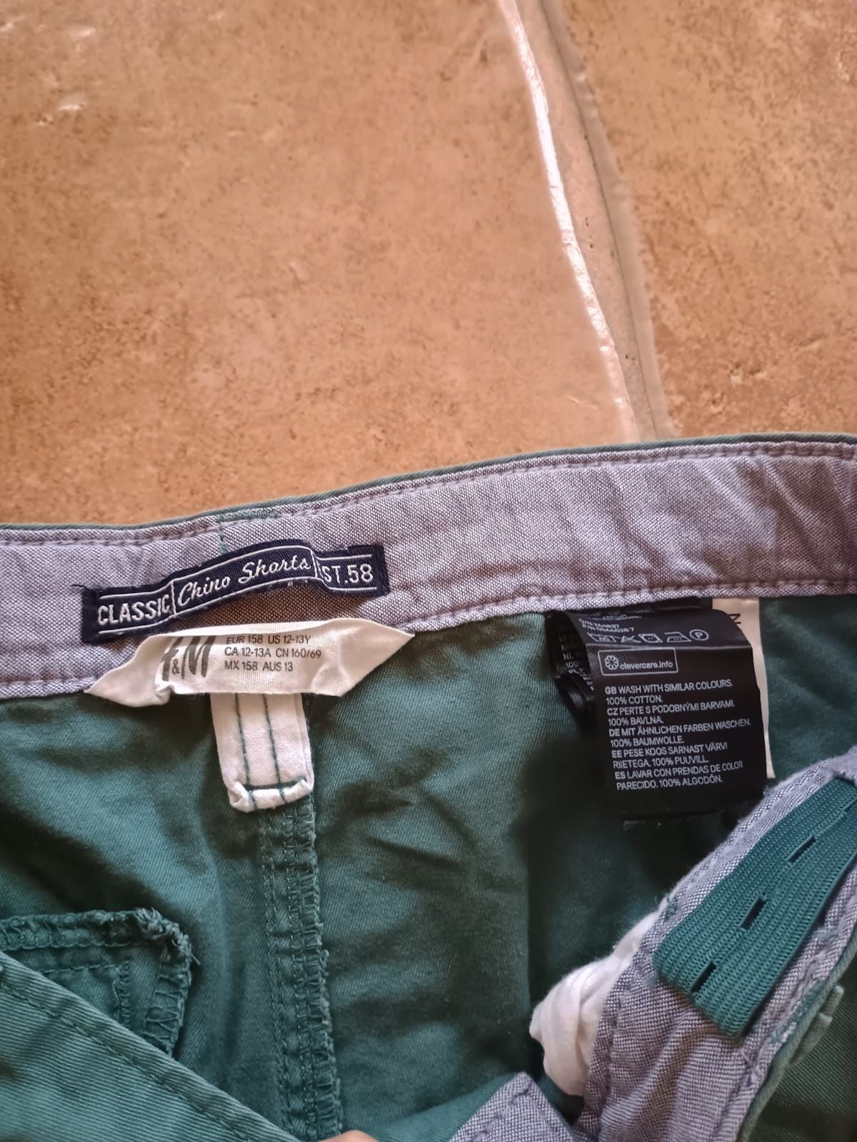 Spodenki 158 zestaw Next h&m bermudy szorty chinosy
