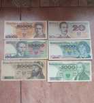 Zestaw banknotów PRL