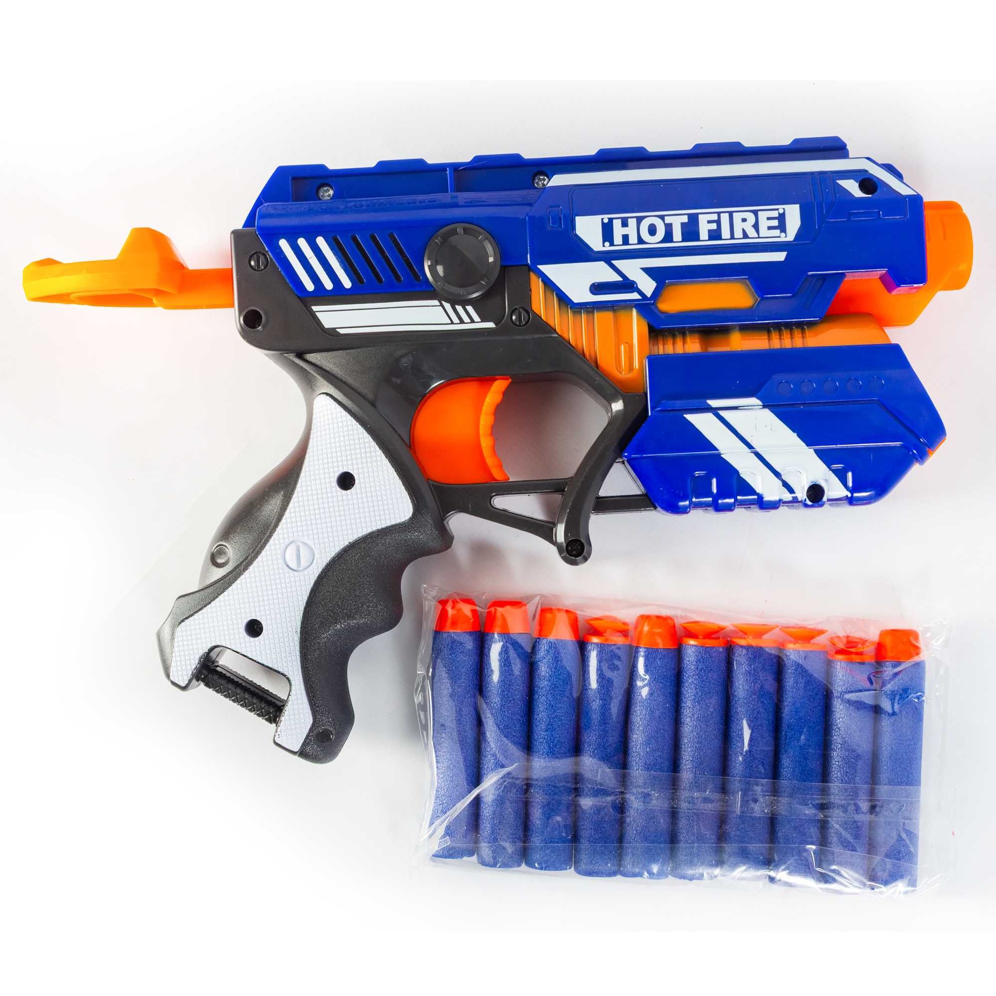 Пистолет-бластер, блейзер игрушечный Nerf Blaze storm, 10 снарядов