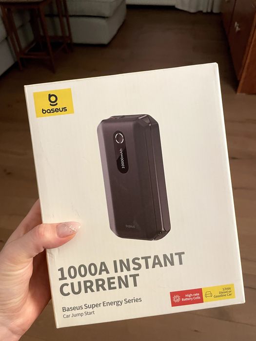 Power bank/ rozrusznik Car Jump Starter Baseus 10000mAh, 1000A