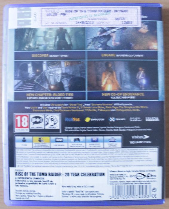 Rise of the Tomb Raider: 20 Years Celebration [Playstation 4]