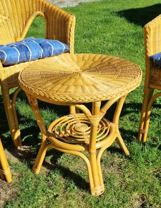 Ratanowy komplet tarasowy