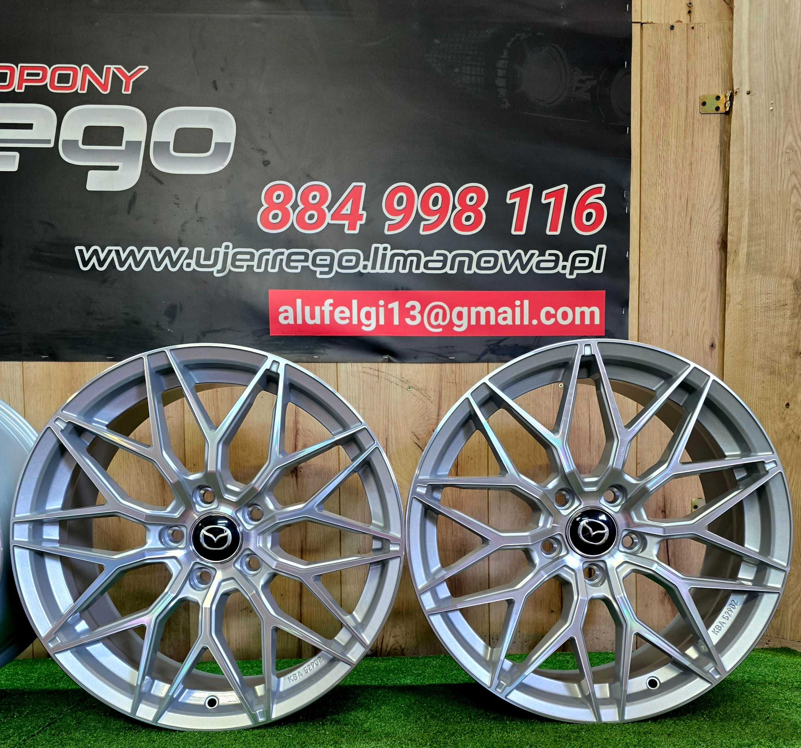 NOWE ALUFELGI MAZDA 18x5x114,3 - Mazda3,Mazda5,Mazda6,Cx3,Cx30,Cx5