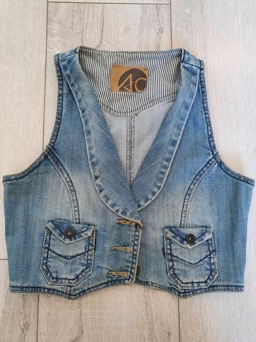 Kamizelka jeansowa