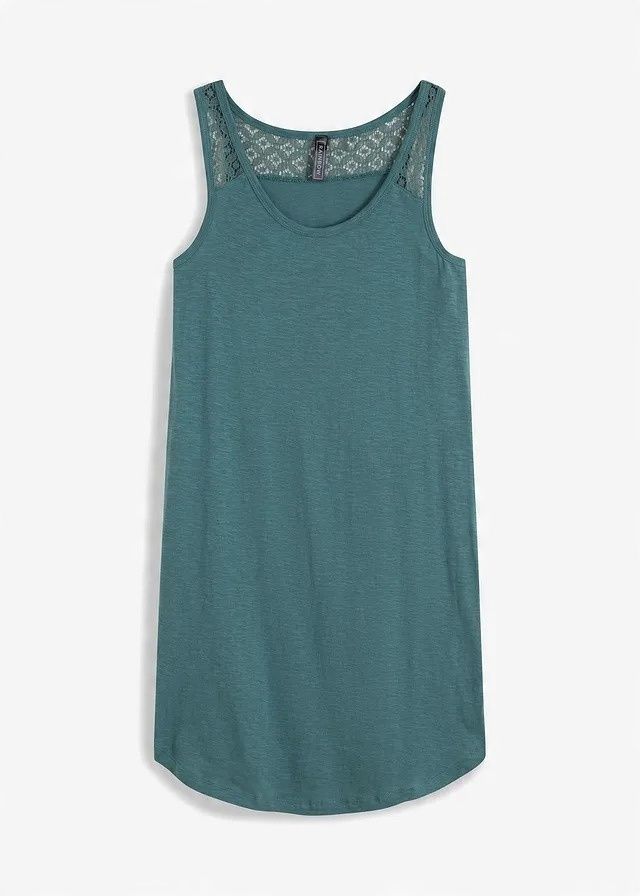 B.P.C sukienka shirtowa bawełniana z koronką 40/42.
