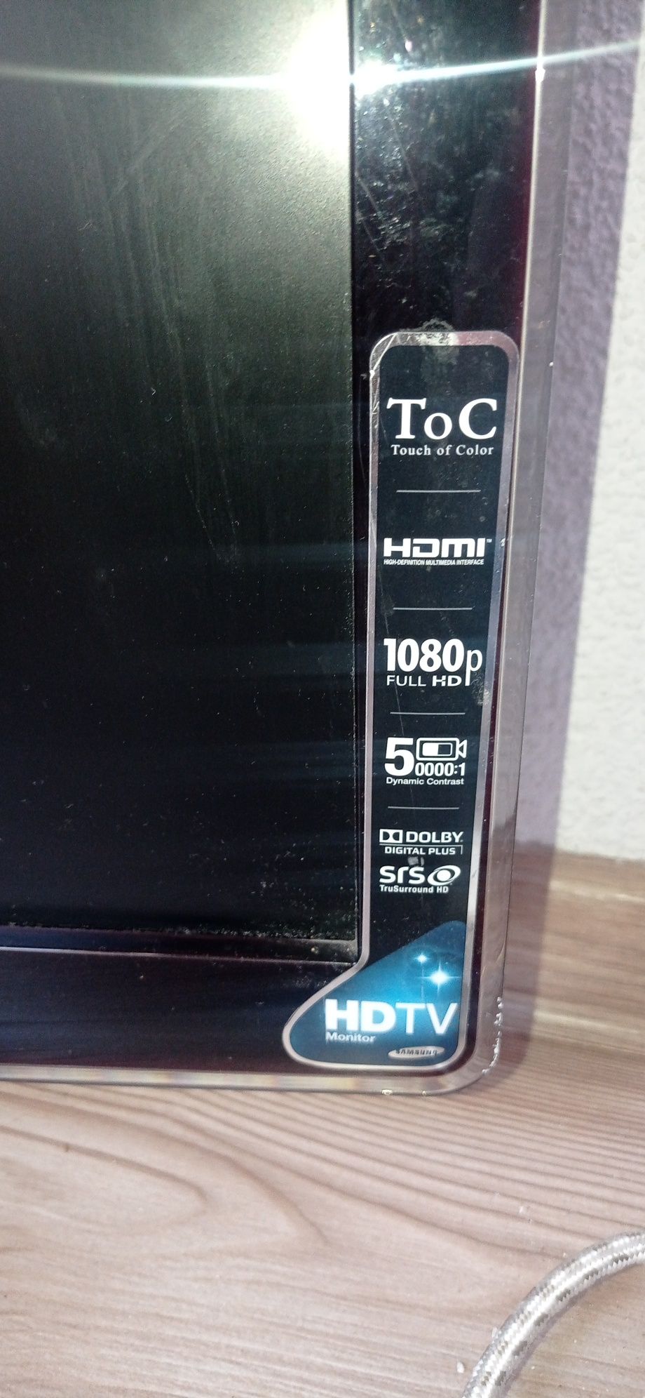 Tv + monitor Samsung z wadą