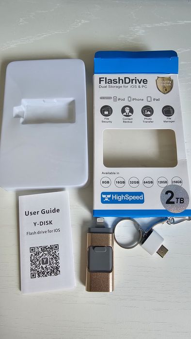 Флешка 2Tb USB накопитель накопичувач адаптер USB-C Apple Iphone