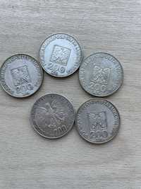 Polskie srebrne monety monety Prl